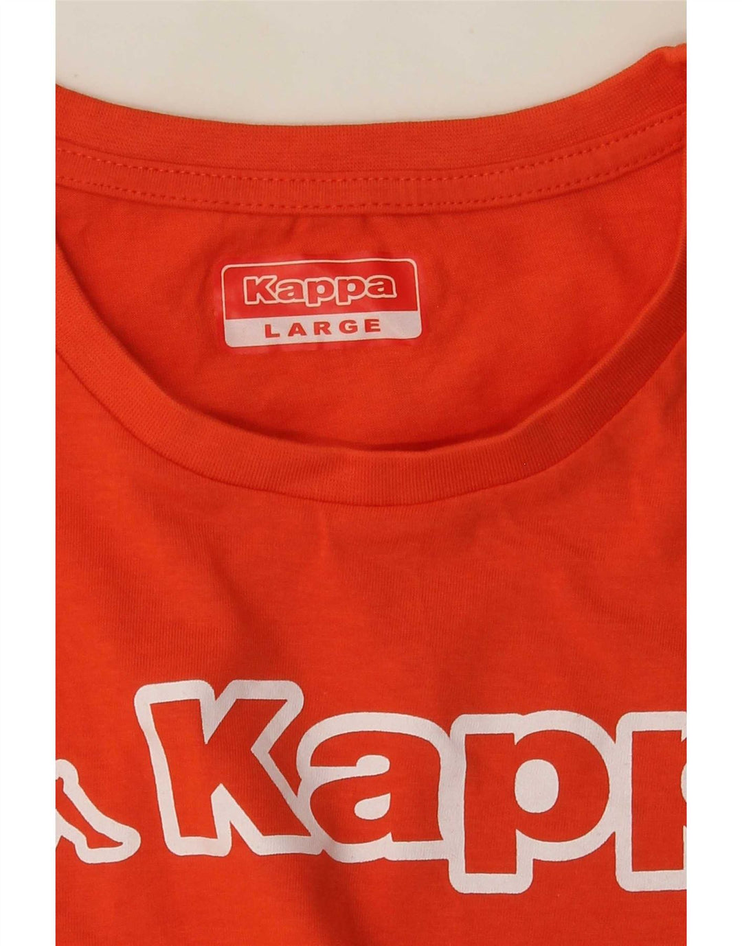 Kappa T-Shirt Graphique Homme Large Orange