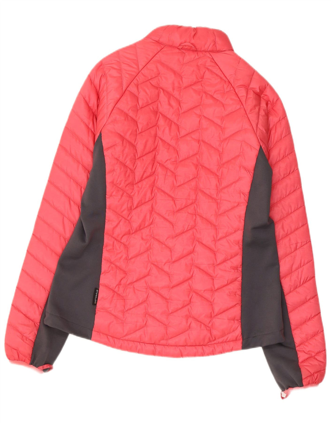 JACK WOLFSKIN Womens Padded Jacket UK 12 Medium Pink Colourblock Polyester
