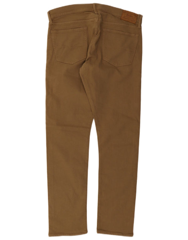 Polo Ralph Lauren Ανδρικό Slim Jeans W34 L32 Μπεζ βαμβακερό