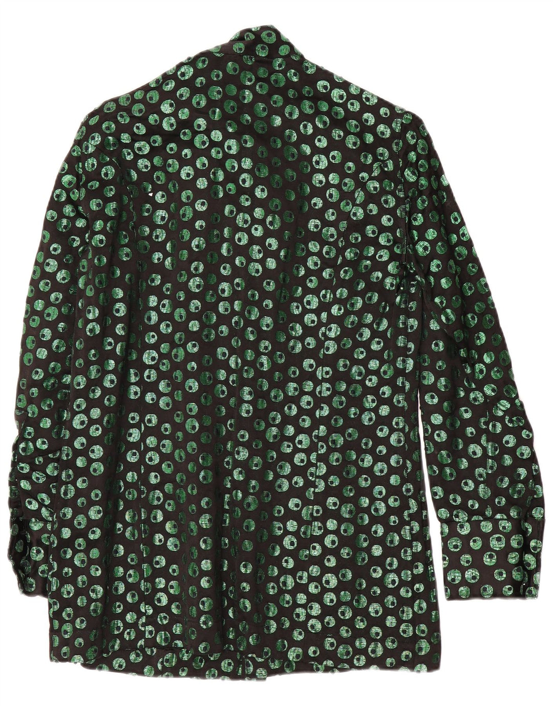 Koszula męska w stylu vintage, mała, czarna, geometryczna