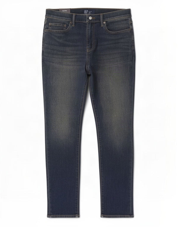 Gap Mens Stretch Slim farmer W34 L32 kék pamut