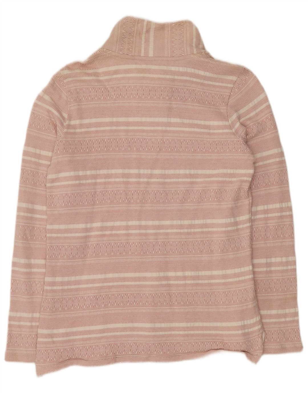 FAT FACE Womens Oversized Sweatshirt Jumper UK 8 Small Pink Striped