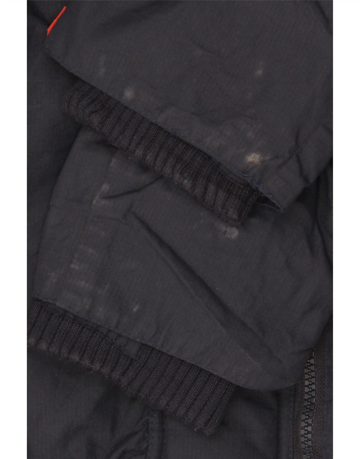 SUPERDRY Mens The Windcheater Graphic Rain Jacket UK 40 Large Navy Blue