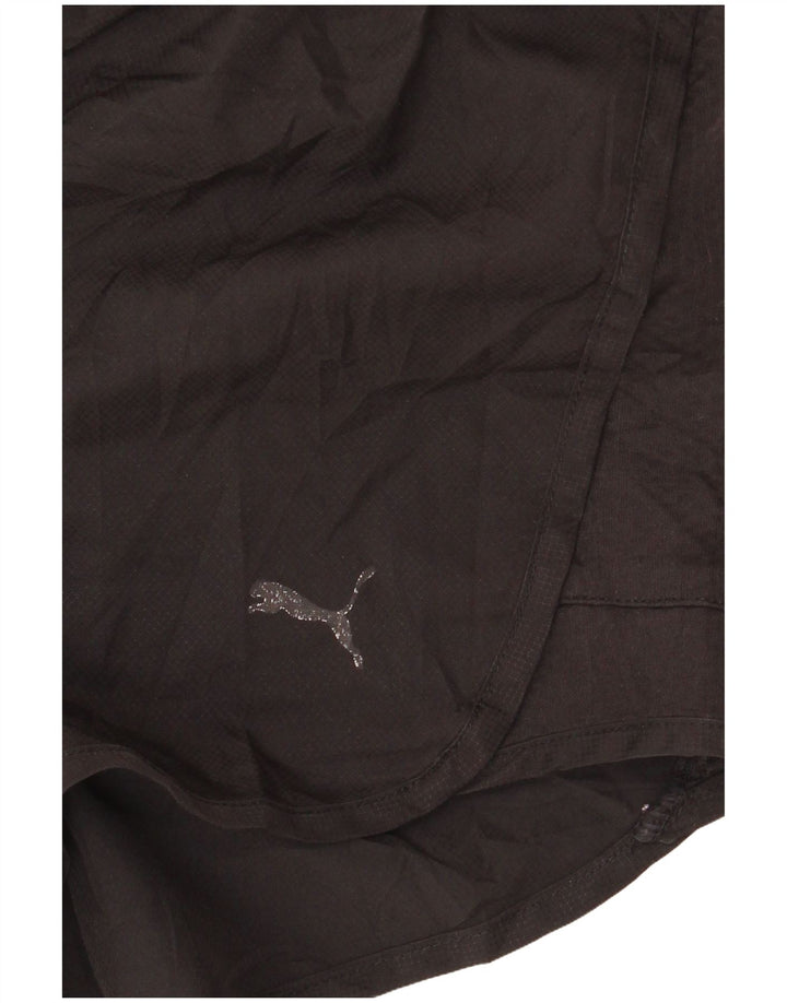 PUMA Womens Sport Shorts UK 16 Large  Black