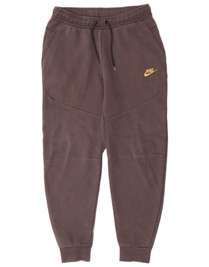 Nike Mens Tracksuit Trousers Joggers Medium Grey Cotton