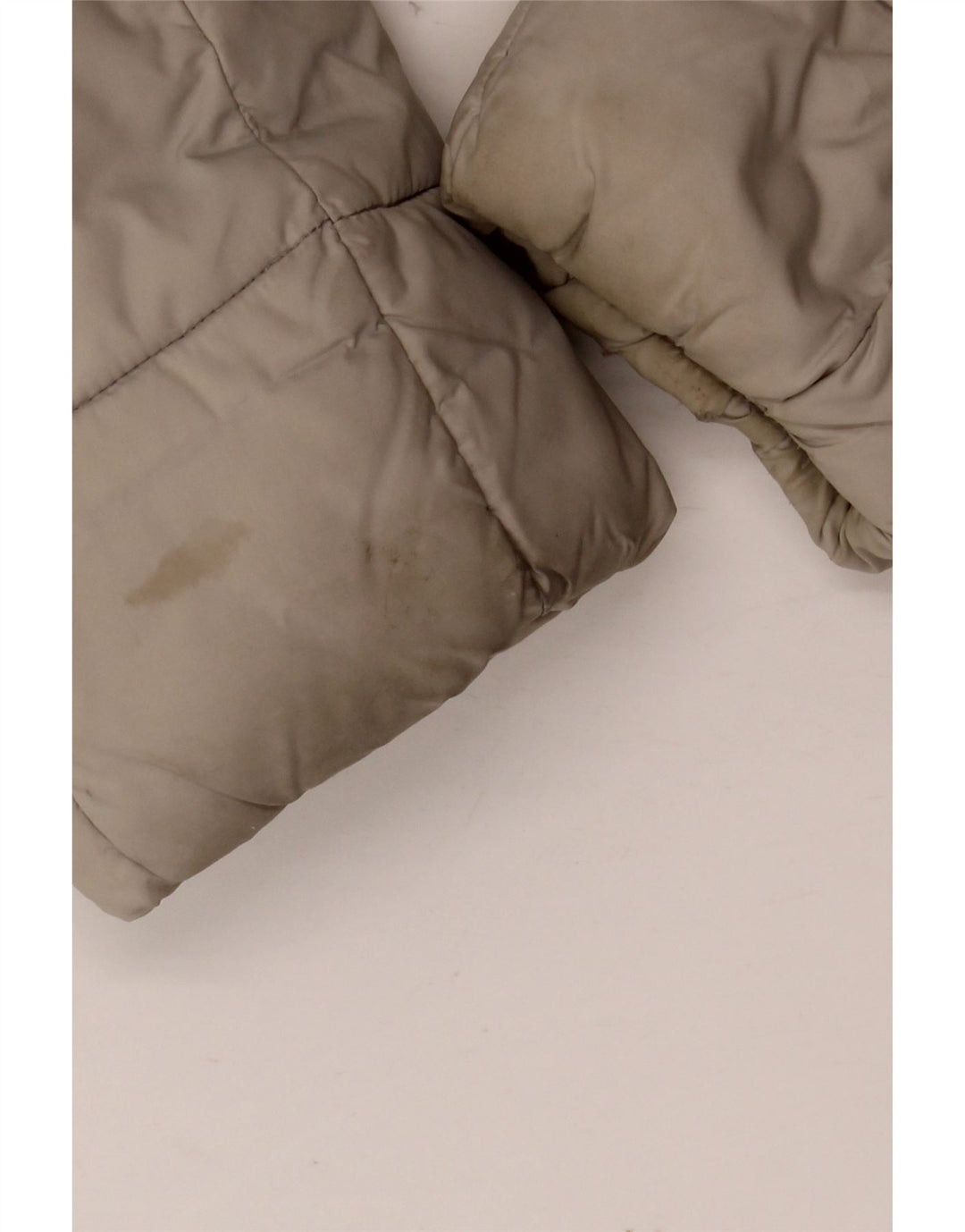 GUESS Polstret jakke til kvinder UK 16 Large Beige Polyester