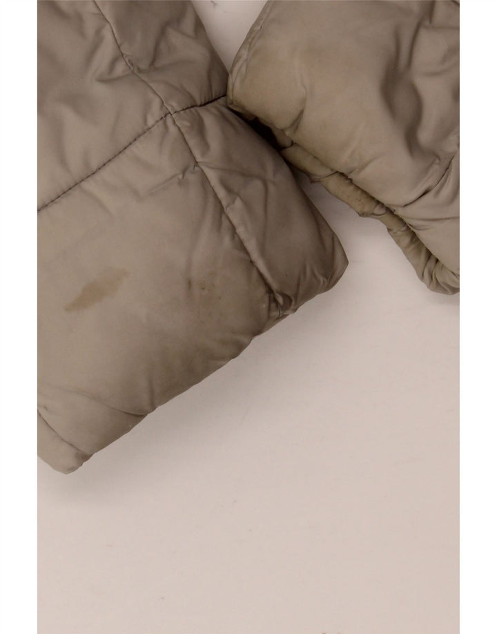 GUESS Polstret jakke til kvinder UK 16 Large Beige Polyester