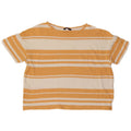 Marks & Spencer Dame Oversized T-Shirt Top UK 16 Stor Orange Stribet