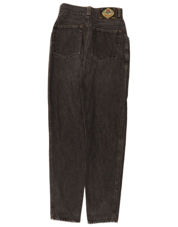 Mash Damen High Waist Tapered Jeans W26 L31 Grau