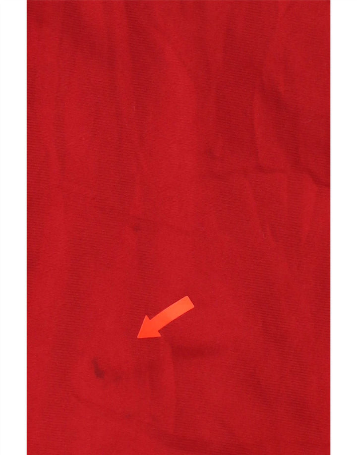 ADIDAS Mens Tracksuit Top Jacket Medium Red Colourblock Polyester Vintage Adidas and Second-Hand Adidas from Messina Hembry 
