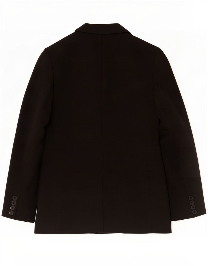 Gap Womens Double Breasted Oversized Blazer Jacket UK 6 XS Black Polyester