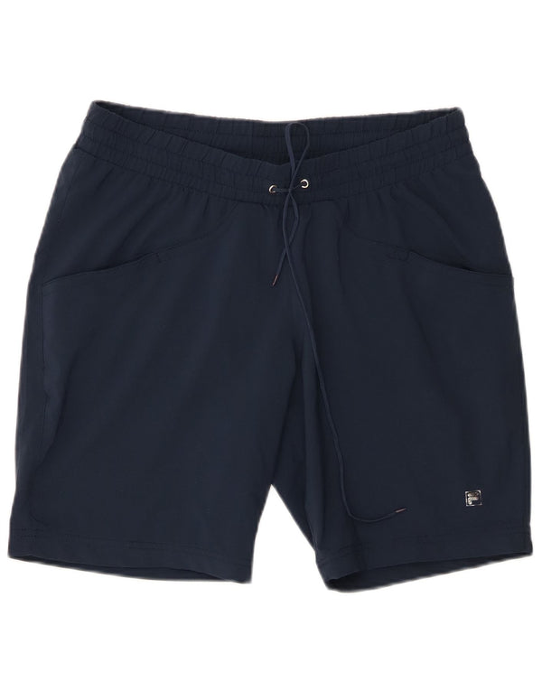 Fila Γυναικείο αθλητικό σορτς UK 16 Large Navy Blue Polyester