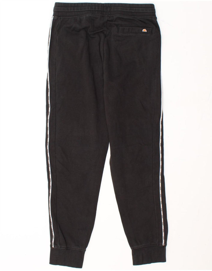 ELLESSE Mens Tracksuit Trousers Joggers Small  Black Cotton Vintage Ellesse and Second-Hand Ellesse from Messina Hembry 