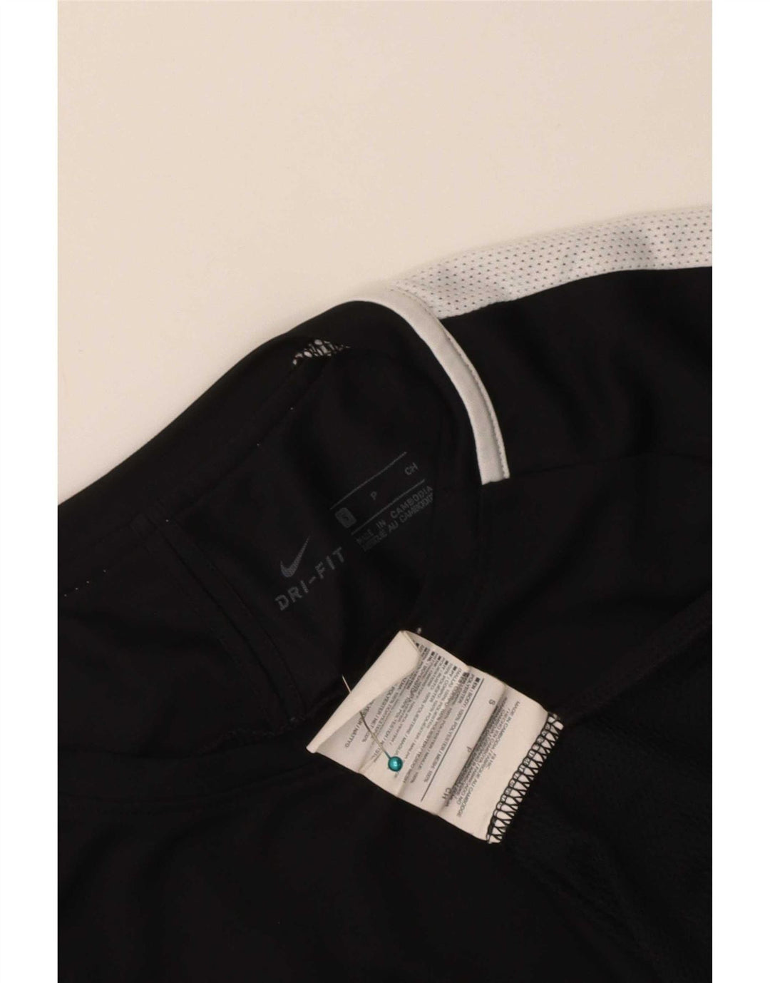 Nike Dri Fit majica kratkih rukava, mali crni poliester