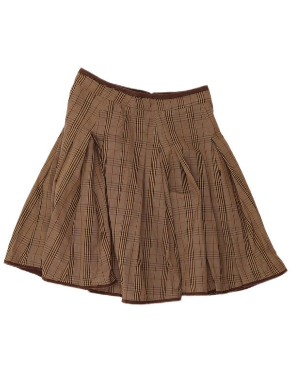 Spódnica damska Henry Cottons IT 42 Medium W32 w brązową kratkę