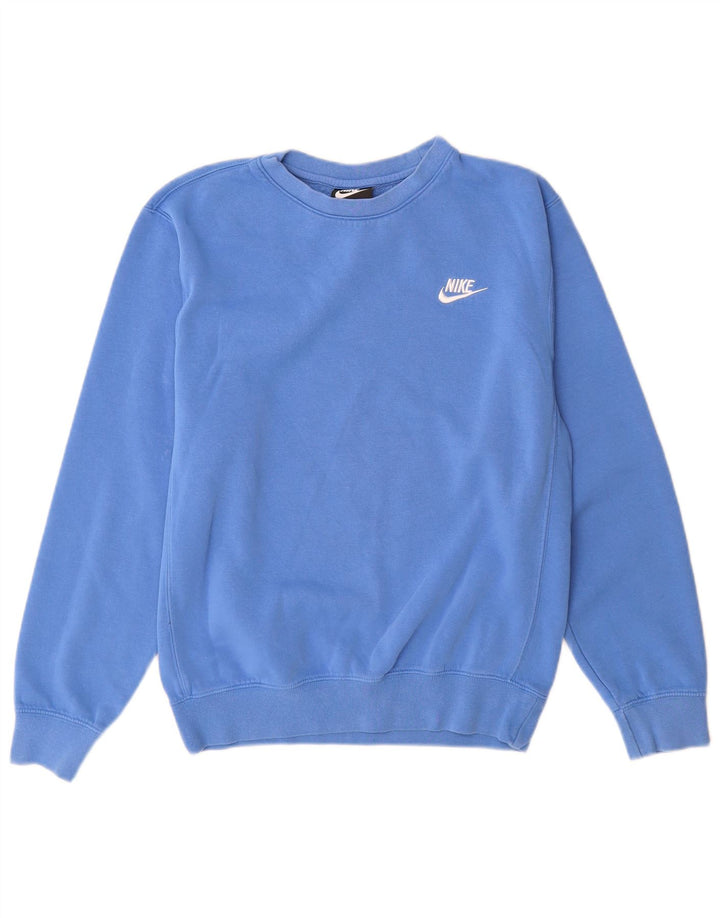 Nike Sweatshirt til mænd XS Blå bomuld