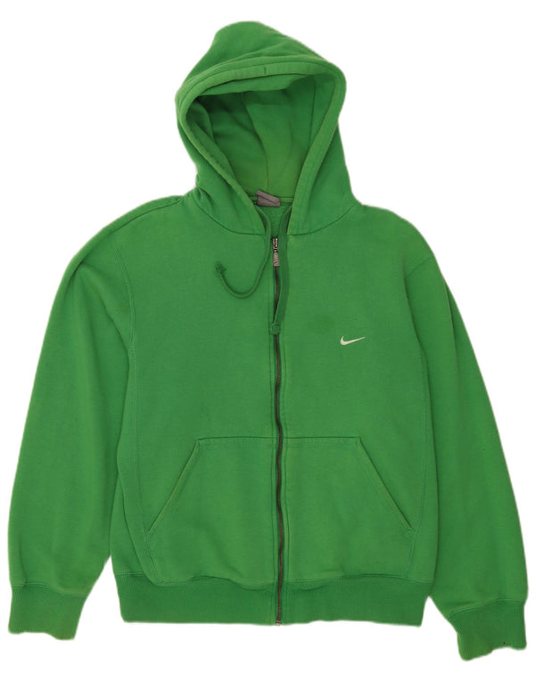 Nike Hættetrøje med lynlås til mænd UK 39/41 Medium Green Bomuld