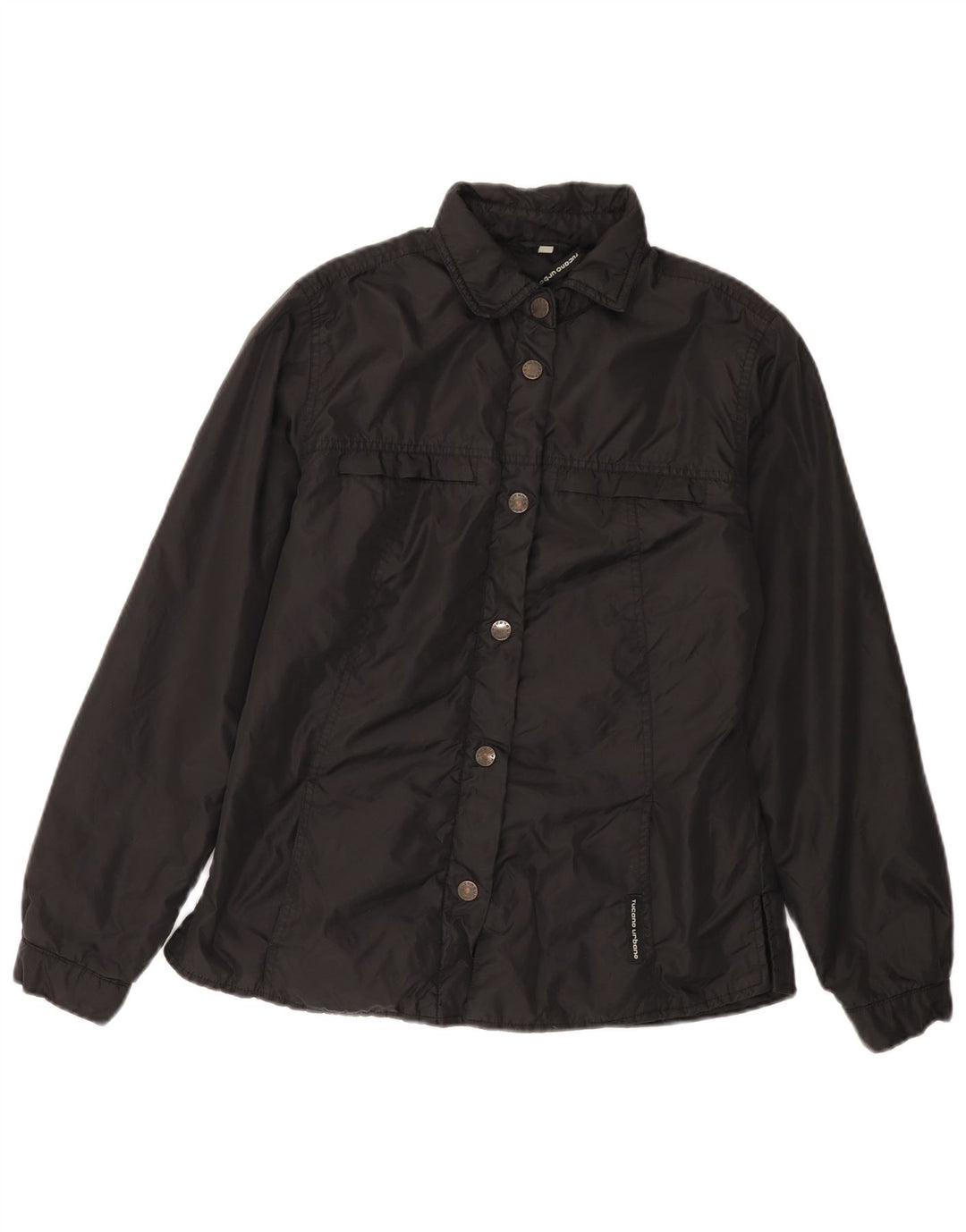 Tucano Urbano Womens Windbreaker Jacket UK 14 Medium Black Nylon