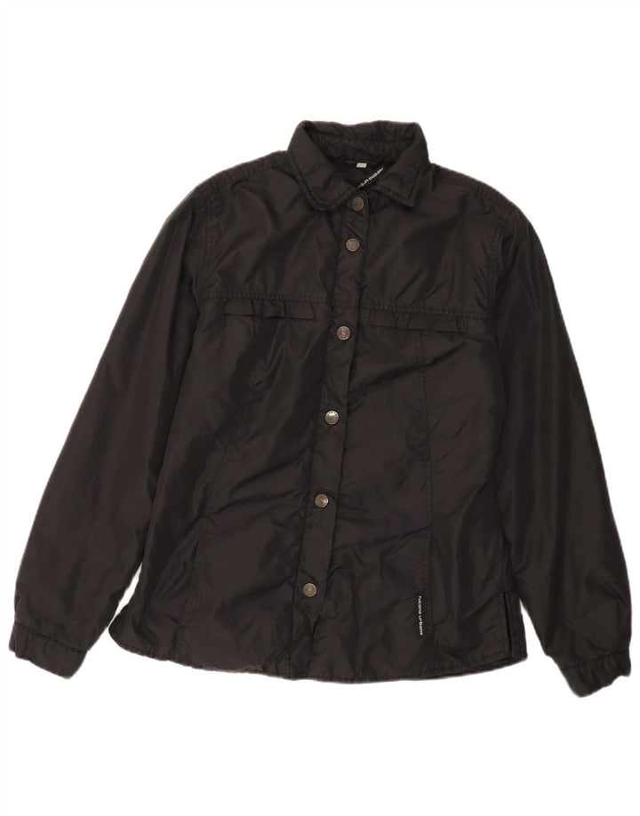 Tucano Urbano Womens Windbreaker Jacket UK 14 Medium Black Nylon