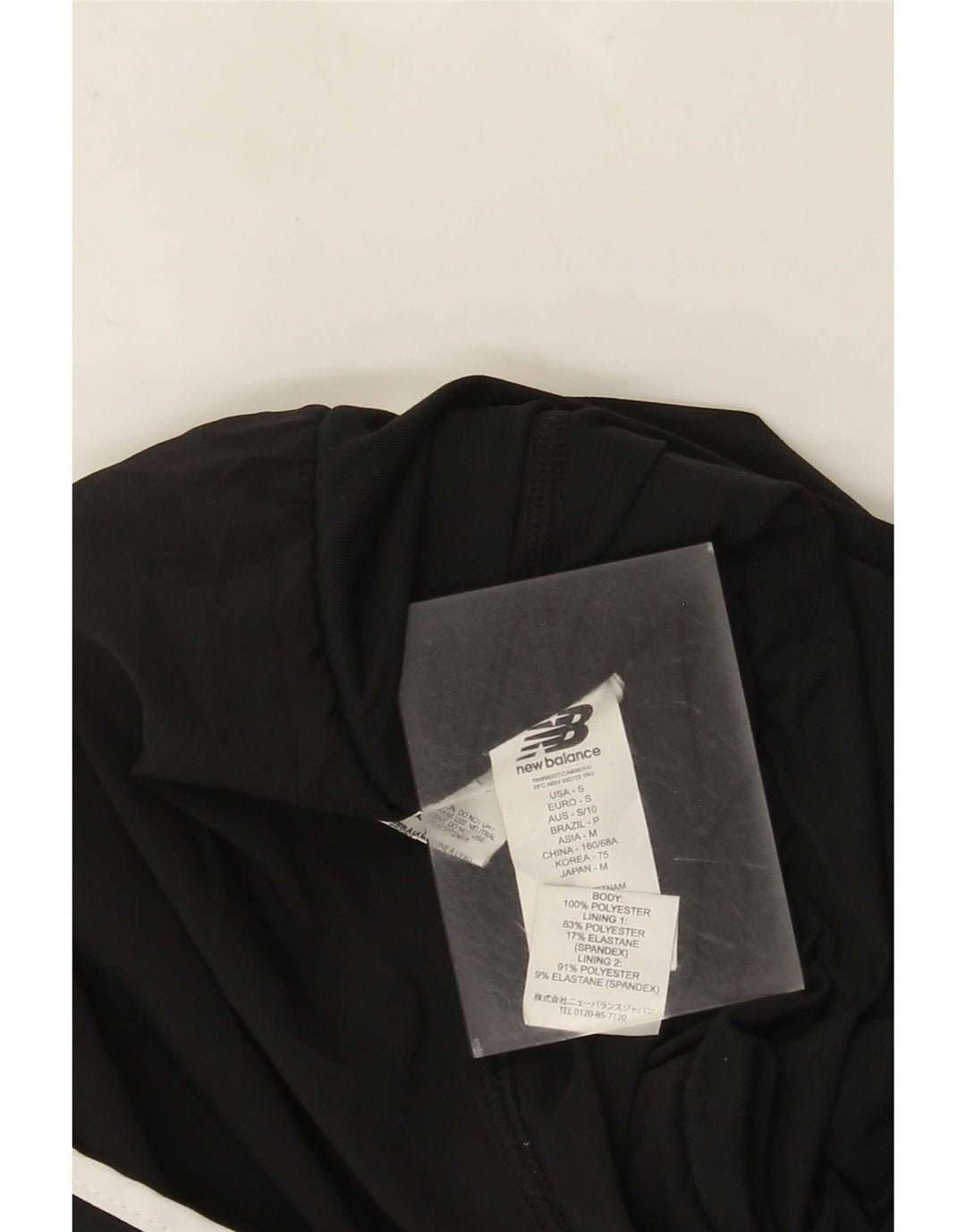 New Balance Womens Sport Shorts UK 8 Small Black Polyester