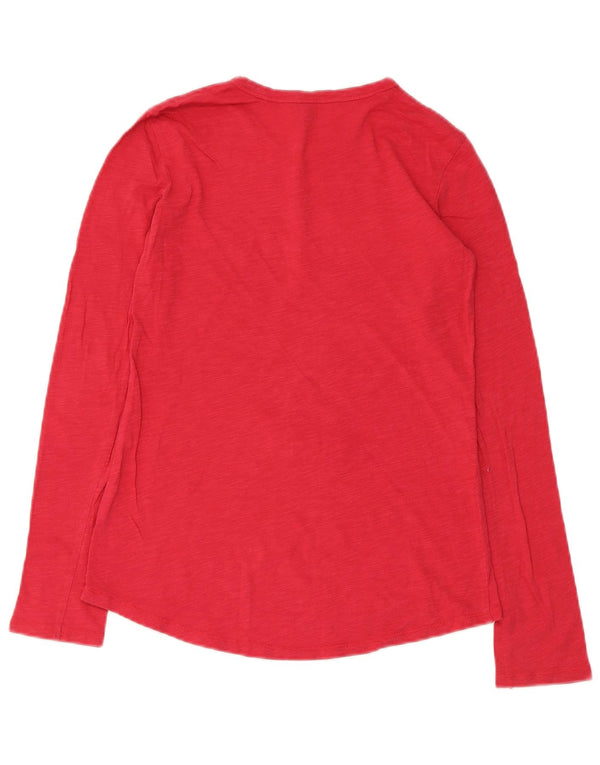 Benetton Girls Graphic felső, hosszú ujjú, 10-11 éves XL rózsaszín pamut
