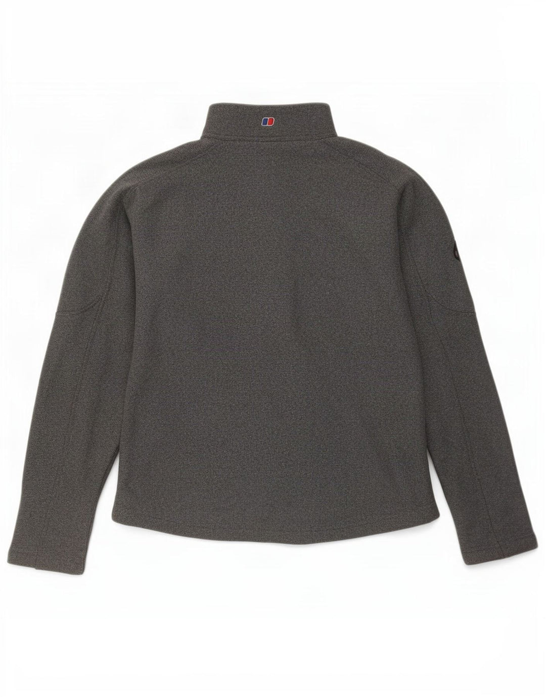 Berghaus Damen-Sweatshirt mit Reißverschluss am Hals, UK 12, mittelgrau, Polyester