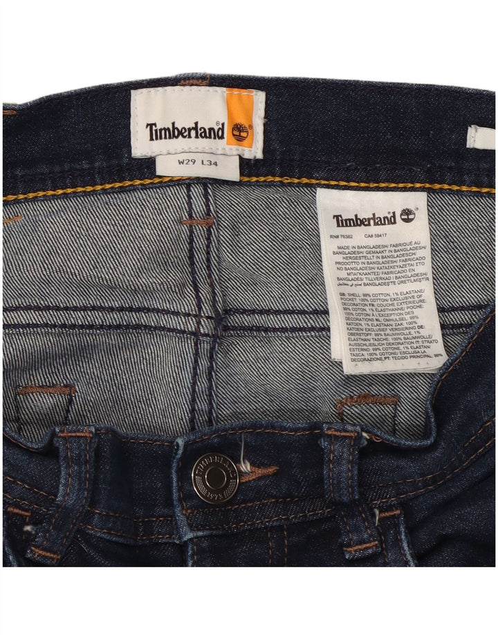 Timberland Womens Slim Jeans  W29 L34 Navy Blue Cotton