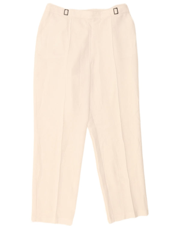 Pantaloni casual da donna Marks & Spencer UK 14 Large W32 L29 quadri bianchi