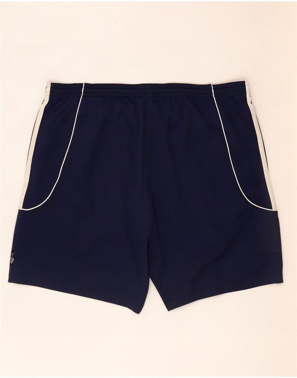 Adidas Mens Climalite Graphic Sport Shorts Grande Azul Marino Poliéster