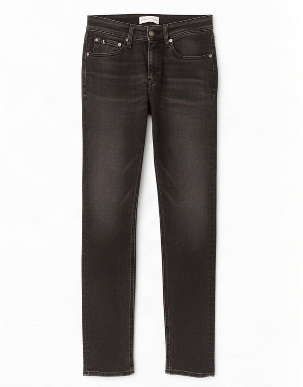 Calvin Klein Mens Skinny Jeans W30 L32 Grey Cotton