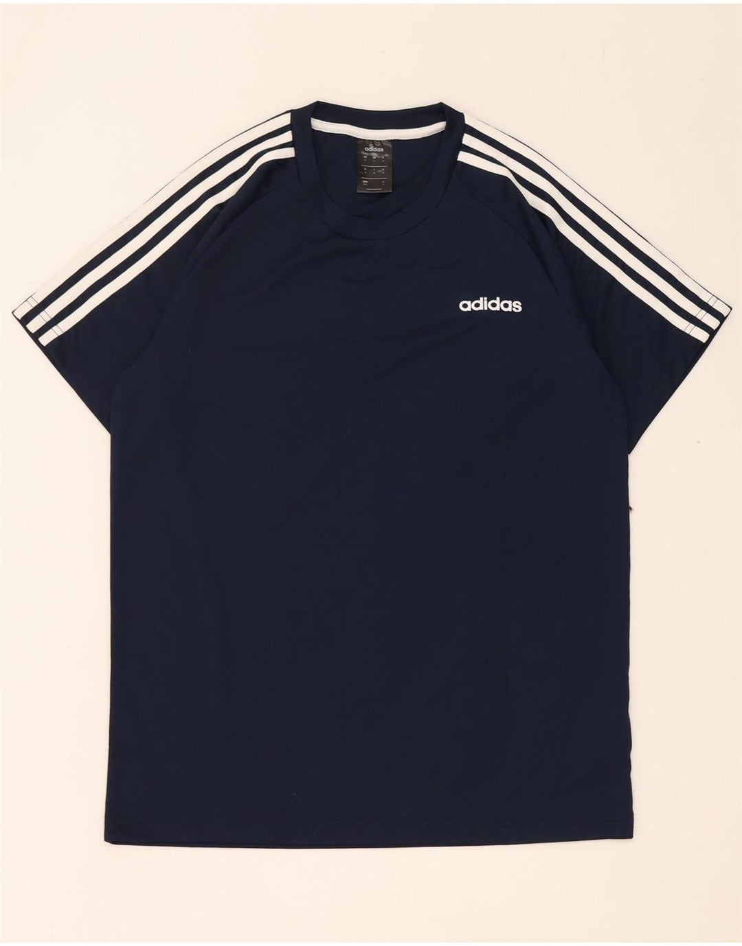 Ανδρικό T-Shirt Climalite Adidas Top Medium Navy Blue Polyester