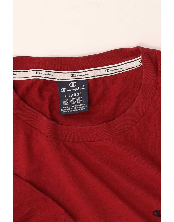 Champion herre T-shirt top XL rødbrun