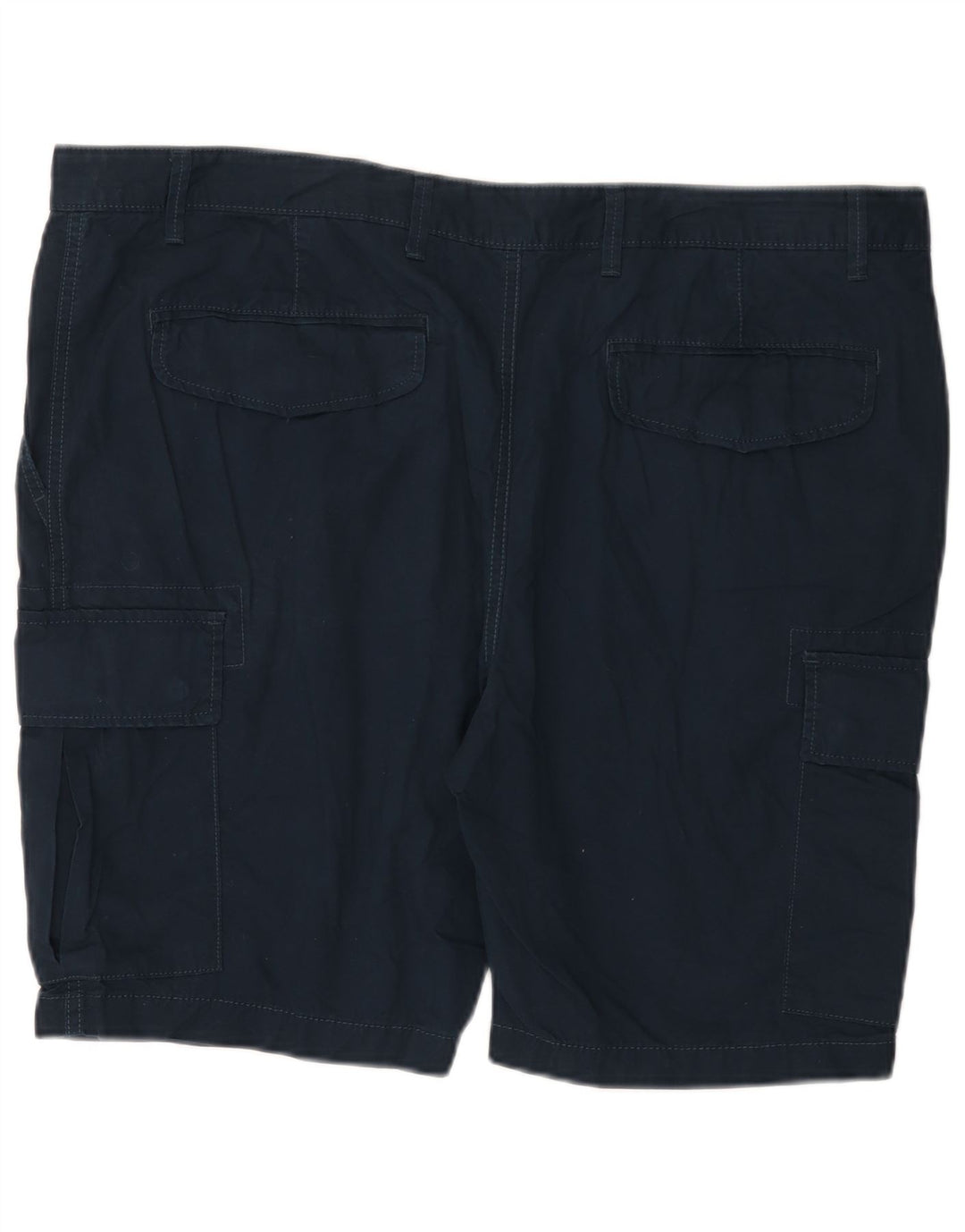 Pantaloncini cargo da uomo Marks & Spencer W42 2XL cotone blu navy