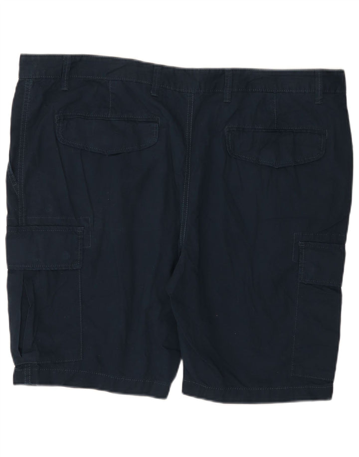 Pantaloncini cargo da uomo Marks & Spencer W42 2XL cotone blu navy