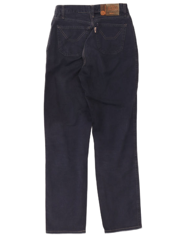 Jeckerson Mens Casual Trousers IT 44 Medium W27 L29 Navy Blue Colourblock