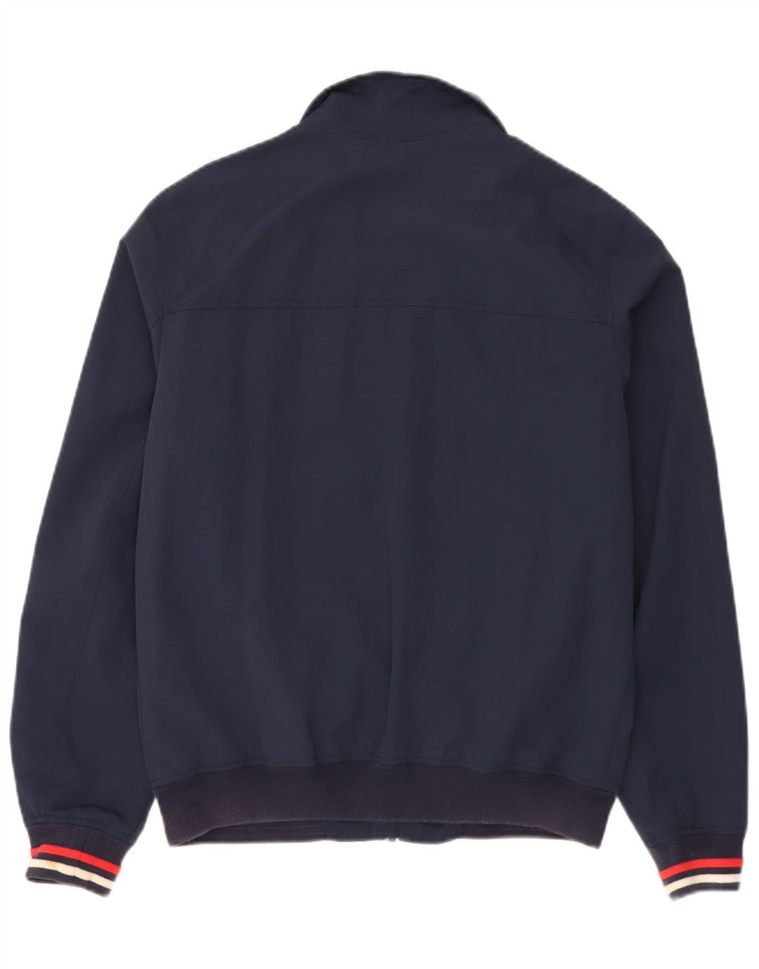 Giubbotto bomber da uomo Tommy Hilfiger UK 38 poliammide a righe blu navy medio
