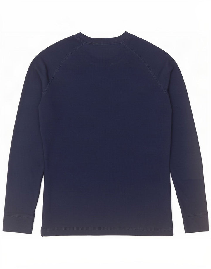 Mountain Warehouse Γυναικείο τοπ μακρυμάνικο UK 12 Medium Navy Blue Polyester