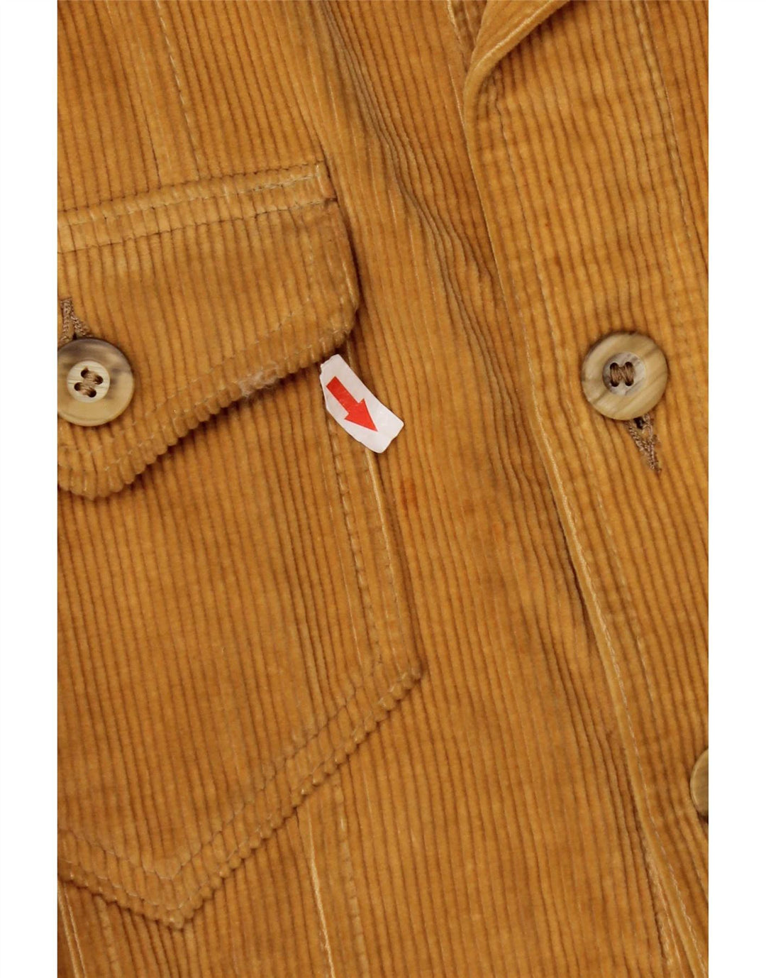 Giacca da uomo in velluto a coste Jaeger IT 52 XL in cotone beige