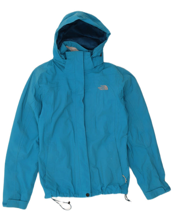 The North Face Chaqueta impermeable con capucha para mujer UK 10 Small Blue Nylon