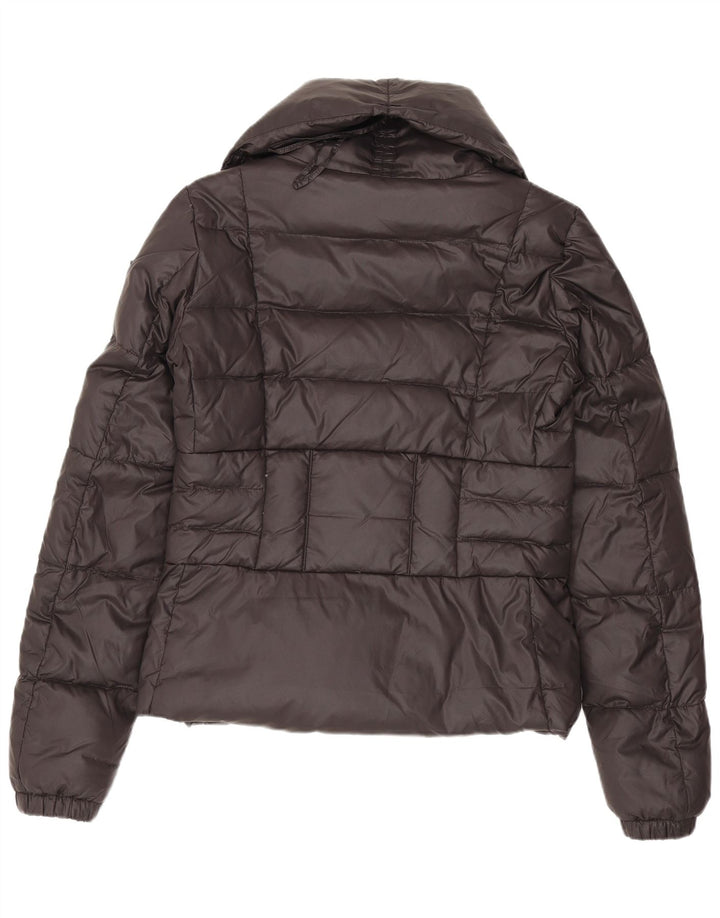 Guess Damen Wattierte Jacke UK 8 Small Schwarz Nylon