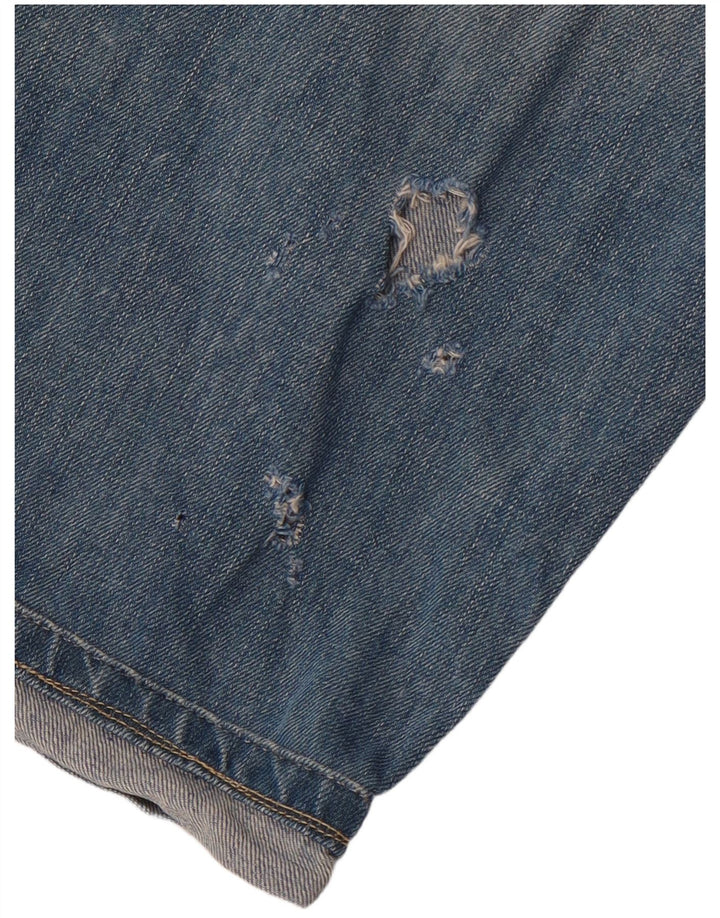 LEVI'S Mens Denim Shorts W30 Medium Blue Cotton