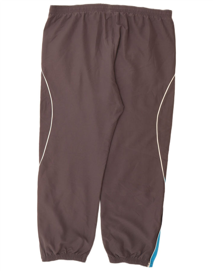 REEBOK Mens Tracksuit Trousers Joggers XL  Grey Colourblock Polyester