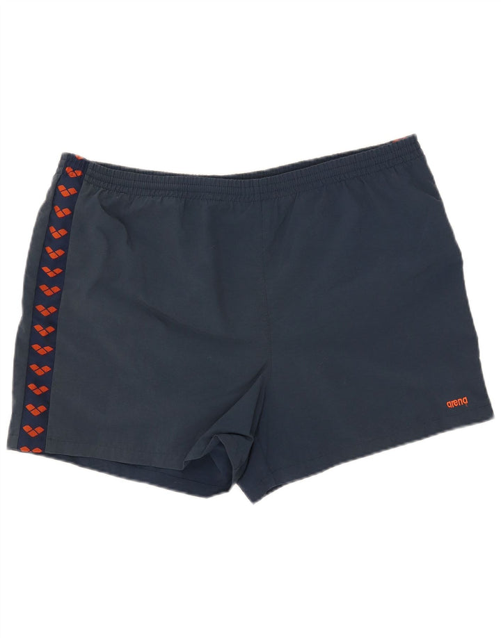 Arena Mens Graphic Swimming Shorts 2XL Navy Blue