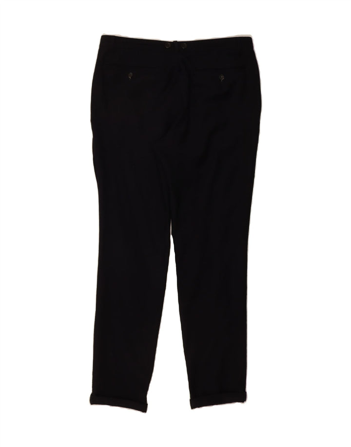 ICEBERG Mens Pegged Chino Trousers IT 48 Medium W32 L32 Navy Blue Wool Vintage Iceberg and Second-Hand Iceberg from Messina Hembry 