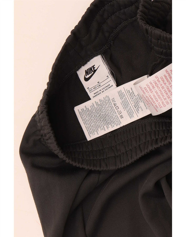 Nike Boys Tracksuit Trousers Joggers 10-11 Years Medium Black Polyester
