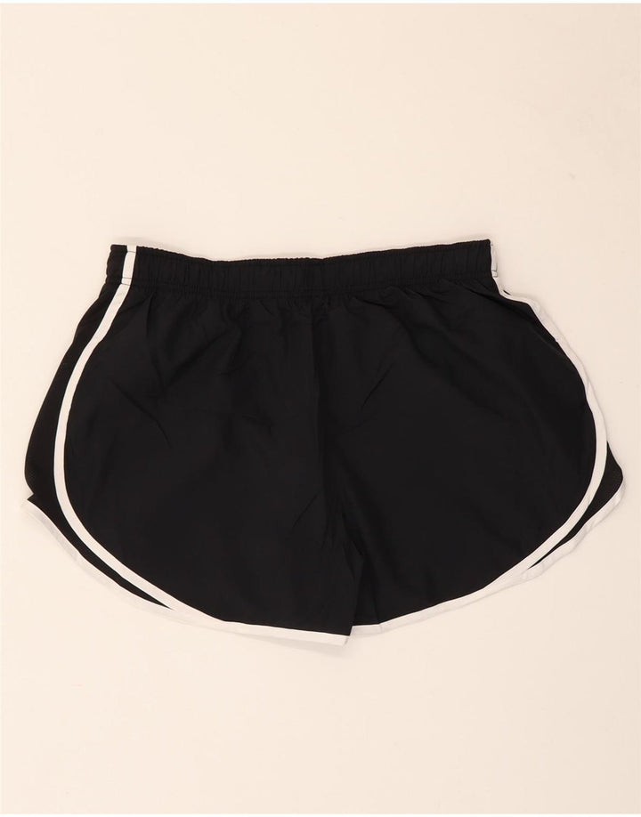 NIKE Womens Sport Shorts UK 14 Large Black Polyester