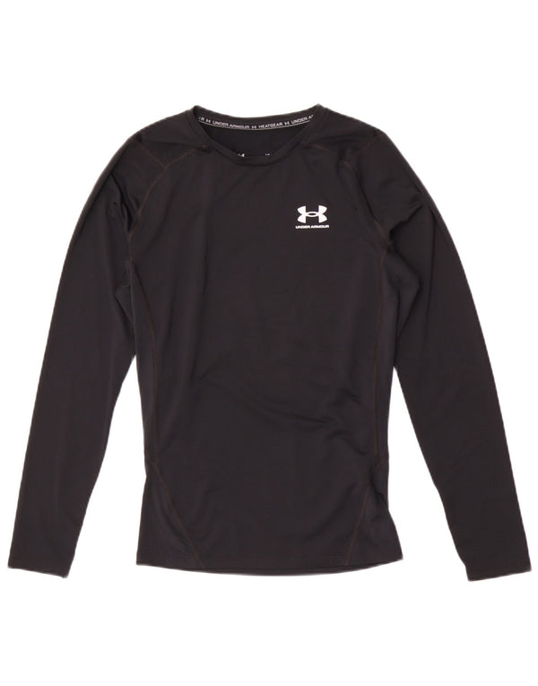 Under Armour Ανδρικό Heat Gear Top Μακρύ μανίκι μεγάλο μαύρο πολυεστέρα