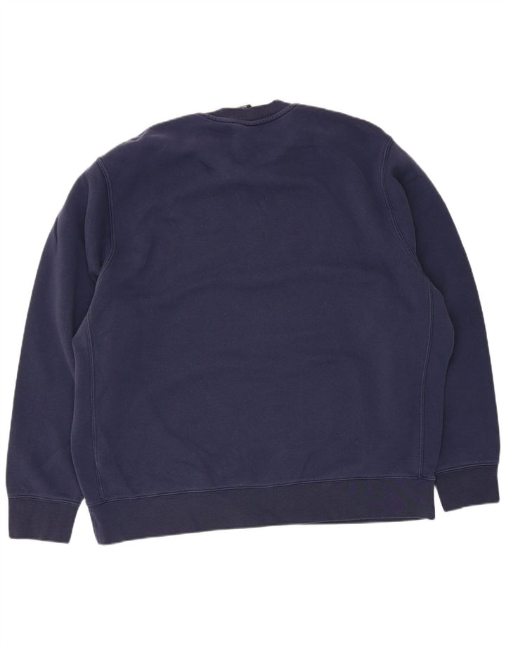 Nike sweatshirt til mænd XL marineblå bomuld
