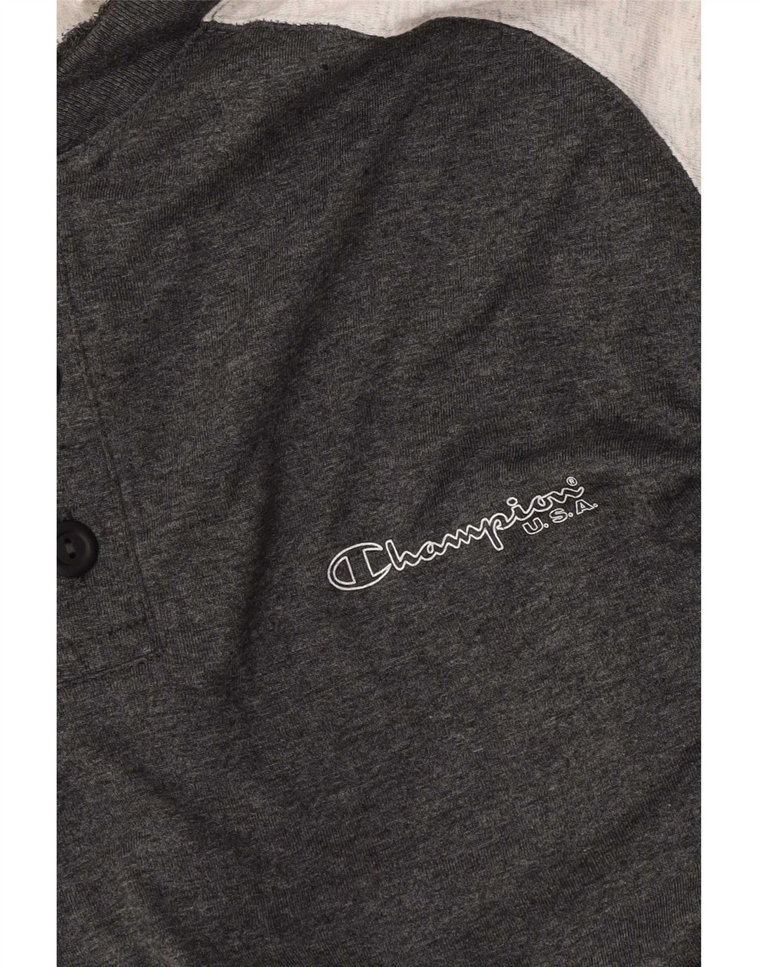 Champion Herren-T-Shirt mit Grafik, Mittelgrau, Farbblock