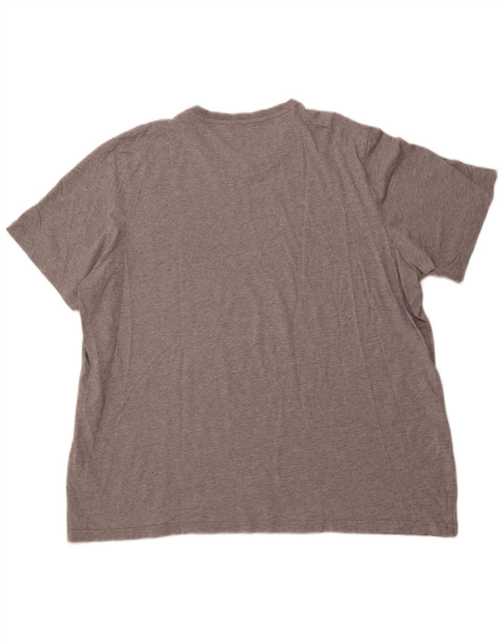 ADIDAS Mens T-Shirt Top 2XL Grey Cotton